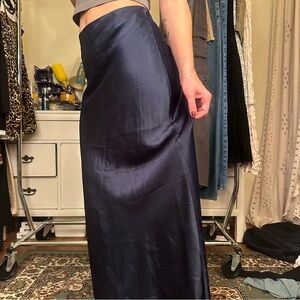 Quince Midnight Blue Maxi Skirt